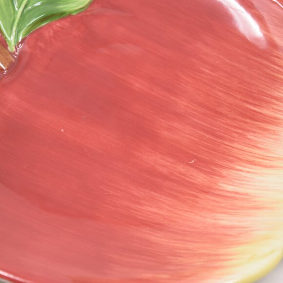 VTG Apple Shaped Jam Jar Lid Plate Spoon Cottagecore Farmhouse Granny Condiment - Picture 15 of 15